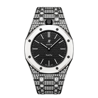 [Aetheris]Royal Oak Pop Exclusive Bioceramic Case & Bioceramic Strap Full Diamond