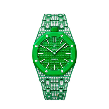 [Aetheris]Royal Oak Pop Exclusive Bioceramic Case & Bioceramic Strap Full Diamond