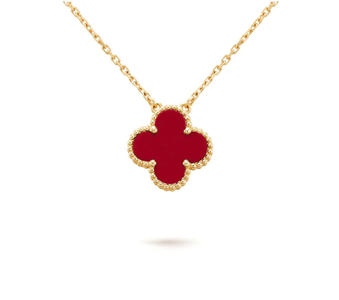 [Aetheris] 15MM KLEEBLUMEN ANHÄNGER KETTE KOLLEKTION