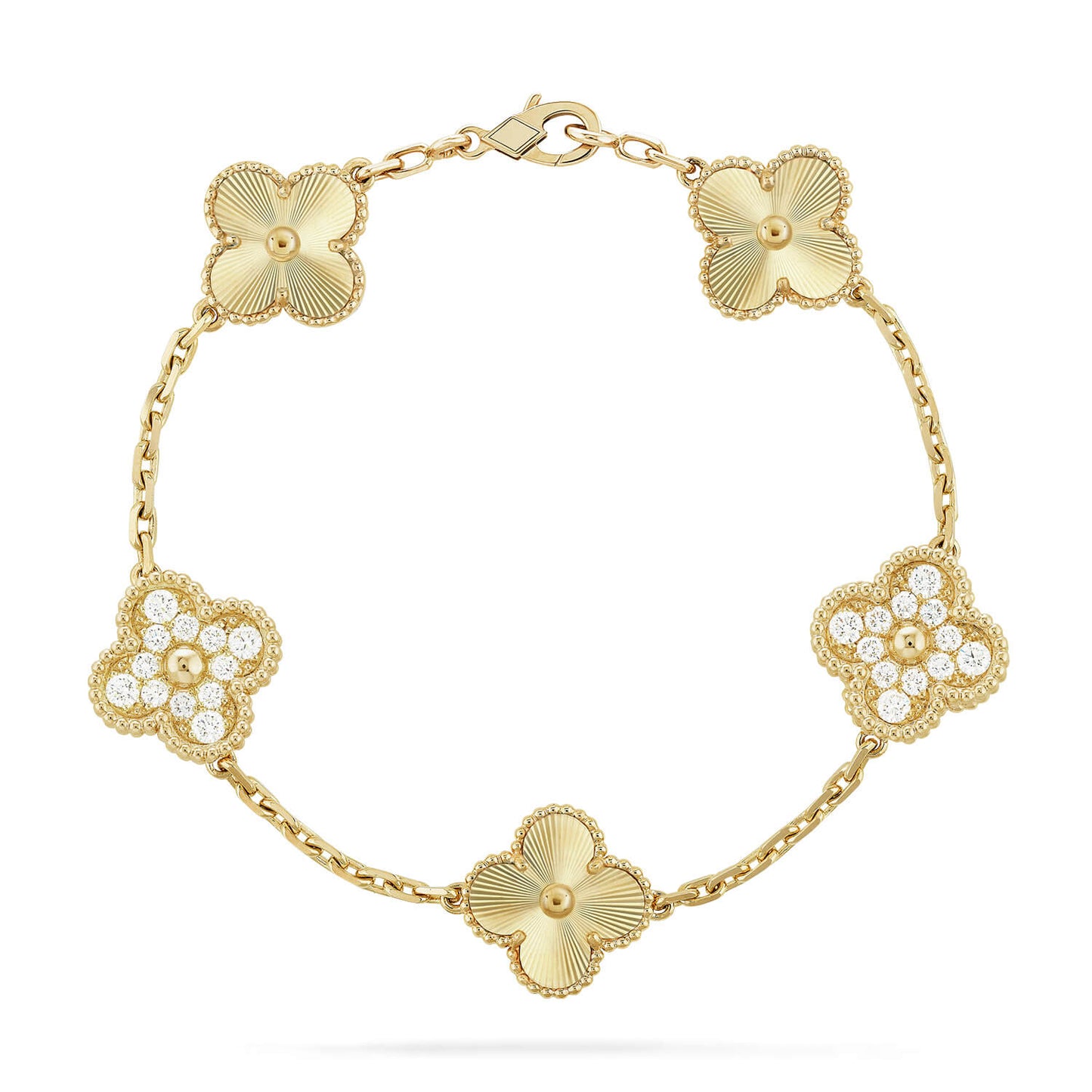 [Aetheris]LUCKY CLOVER 5-MOTIV ARMBAND - LASER COLLECTION