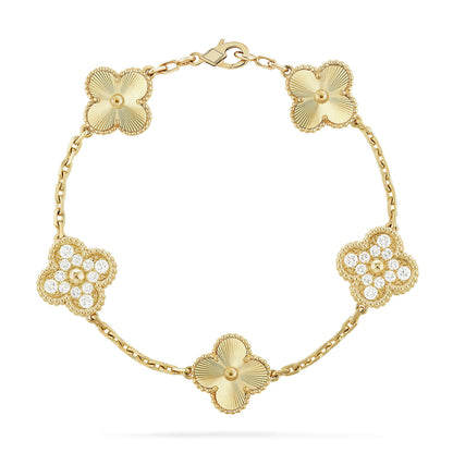 [Aetheris]LUCKY CLOVER 5-MOTIV ARMBAND - LASER COLLECTION