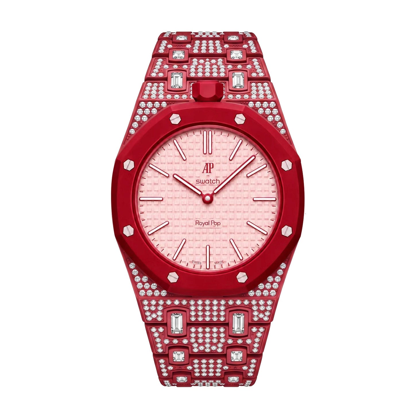 [Aetheris]Royal Oak Pop Exclusive Bioceramic Case & Bioceramic Strap Full Diamond