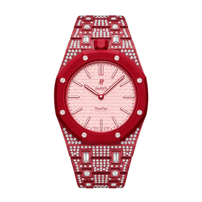 [Aetheris]Royal Oak Pop Exclusive Bioceramic Case & Bioceramic Strap Full Diamond