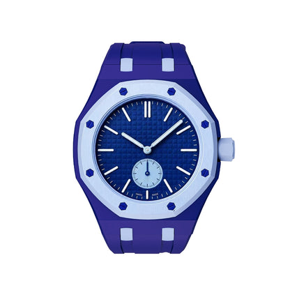 [Aetheris]OAK POP EXCLUSIVE DARK BLUE AND LIGHT BLUE SILICONE STRAP