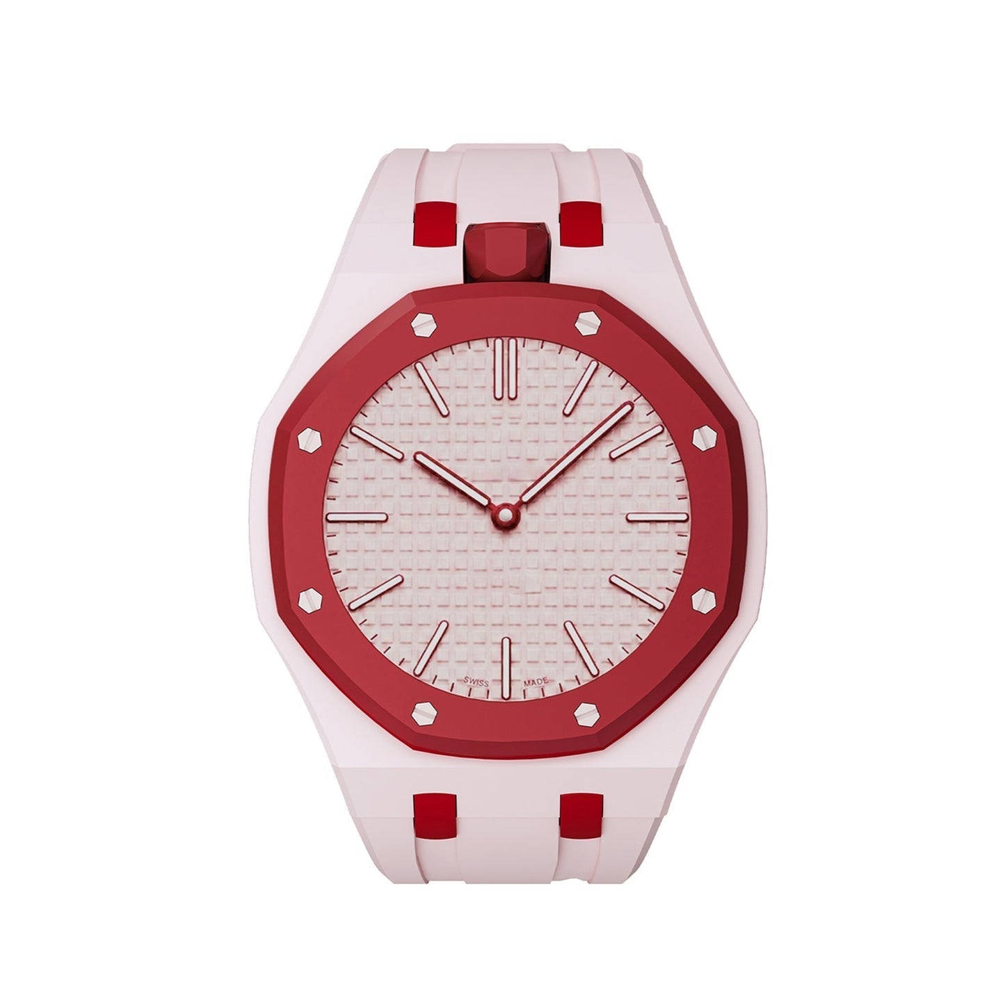 [Aetheris]OAK POP EXKLUSIVES ROSA-ROTES SILIKONARMBAND