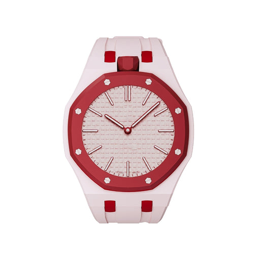 [Aetheris]OAK POP EXKLUSIVES ROSA-ROTES SILIKONARMBAND