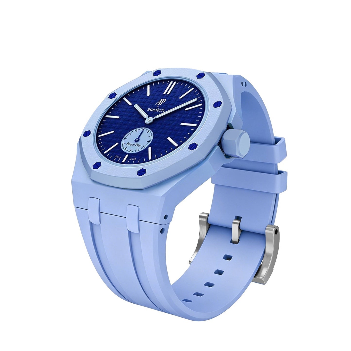 [Aetheris]OAK POP EXKLUSIVES HELLBLAUES SILIKONARMBAND