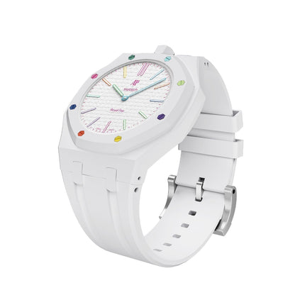 [Aetheris]OAK POP EXCLUSIVE WEISSES SILIKONARMBAND