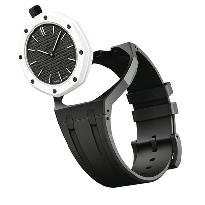 [Aetheris]OAK POP EXKLUSIVES SCHWARZES SILIKONARMBAND