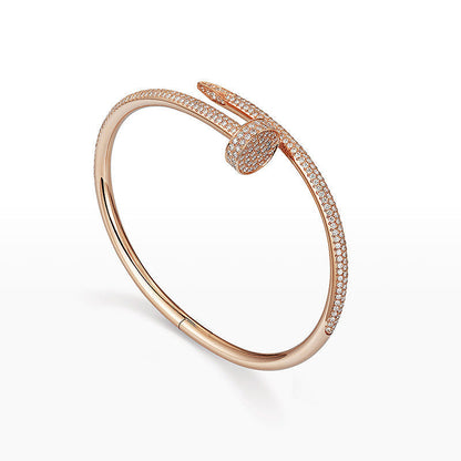 [Aetheris]JUSTE UN CLOU 3.5MM FULL PAVÉ NAIL BANGLE