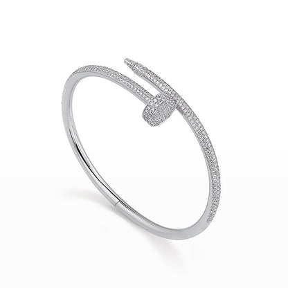 [Aetheris]JUSTE UN CLOU 3.5MM FULL PAVÉ NAIL BANGLE