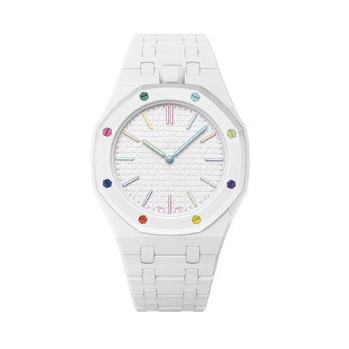 [Aetheris]OAK POP EXCLUSIVE WHITE BIOCERAMIC STRAP