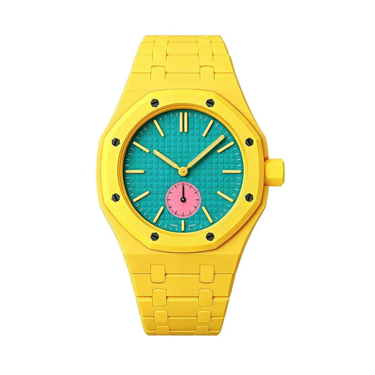 [Aetheris]OAK POP EXCLUSIVE YELLOW BIOCERAMIC STRAP