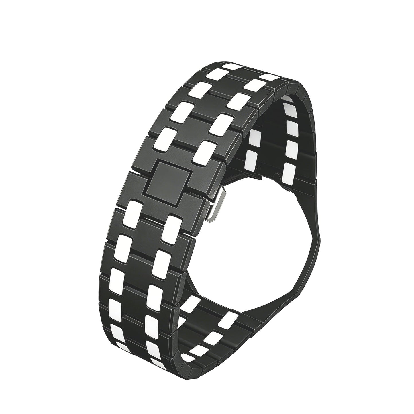 [Aetheris]OAK POP EXKLUSIVES SCHWARZ-WEISSES BIOCERAMIC-ARMBAND