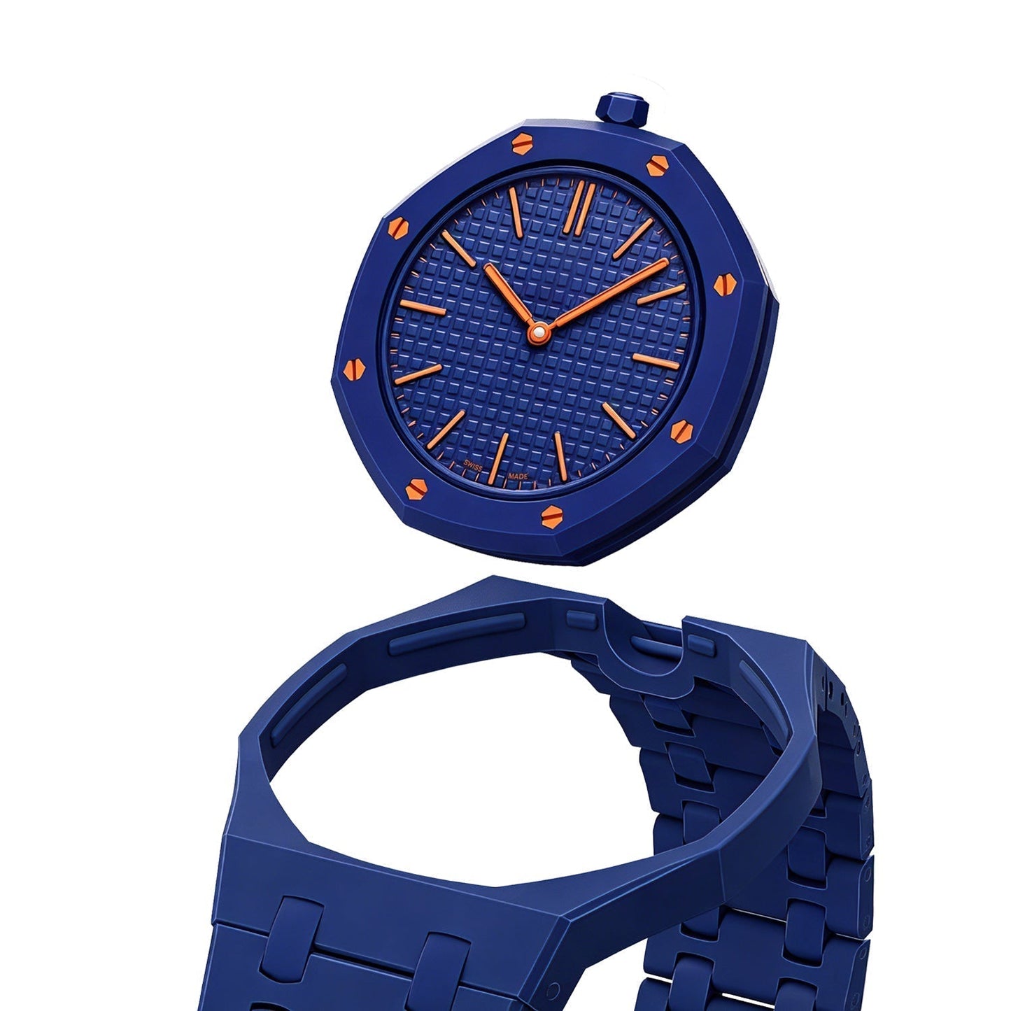 [Aetheris]OAK POP EXCLUSIVE BIOCERAMIC-ARMBAND, DUNKELBLAU