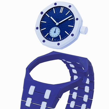 [Aetheris]OAK POP EXCLUSIVE ARMBAND AUS DUNKELBLAUEM UND HELLBLAUEM BIOCERAMIC