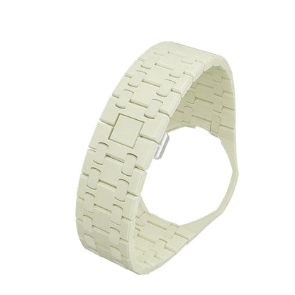 [Aetheris]OAK POP EXCLUSIVE CREAMY YELLOW BIOCERAMIC-ARMBAND