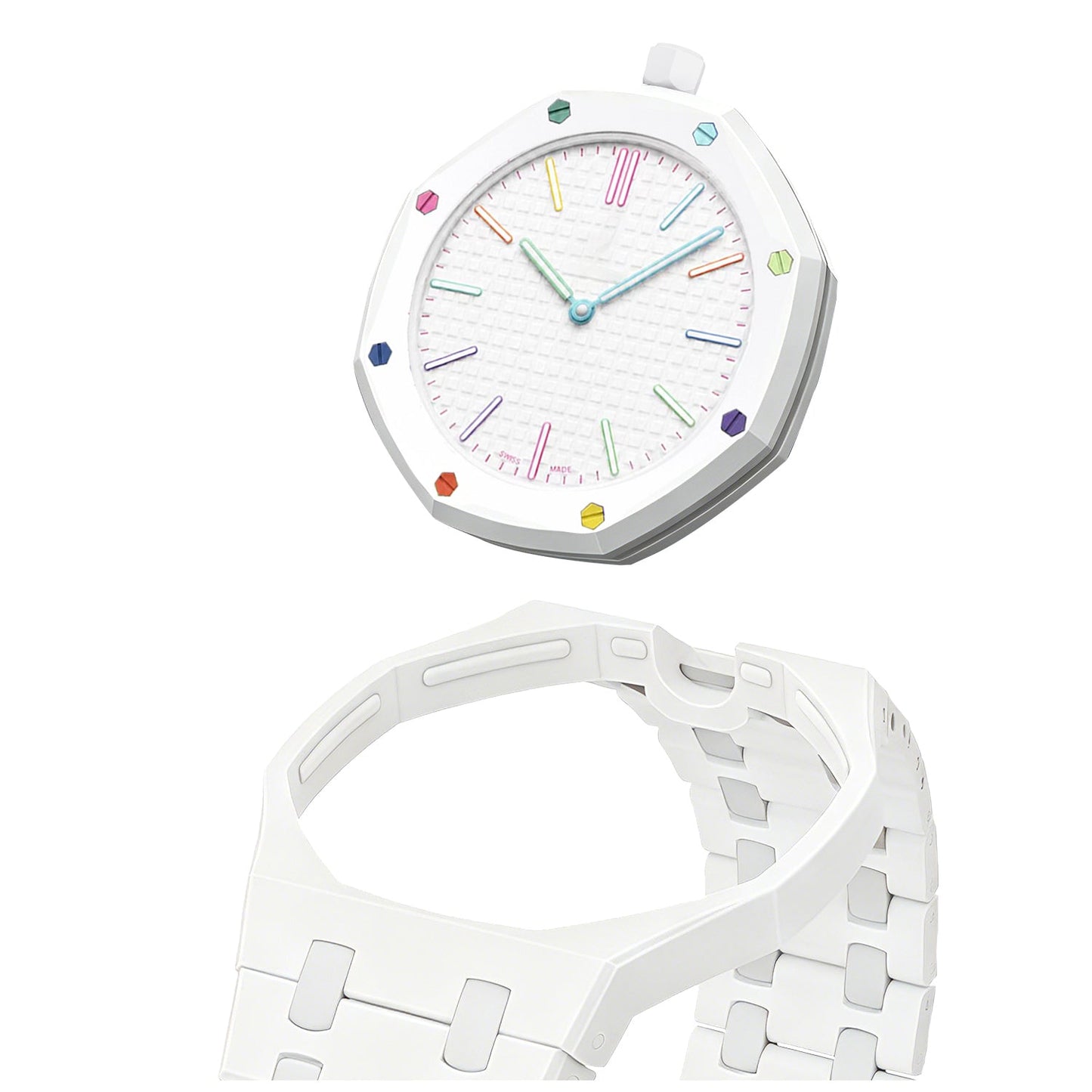 [Aetheris]OAK POP EXCLUSIVE WHITE BIOCERAMIC STRAP