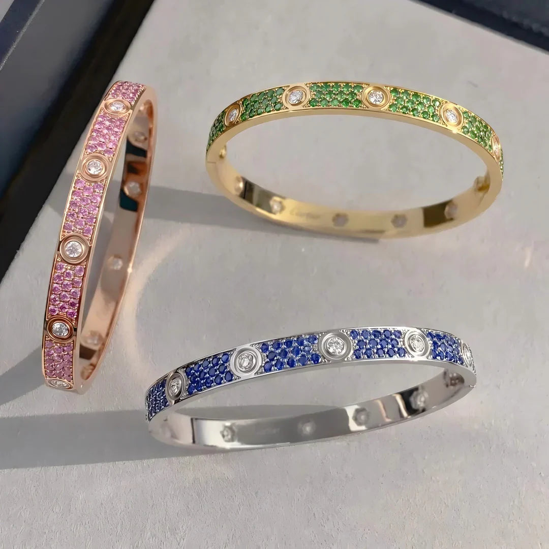 [Aetheris]CLASSIC 6.1MM LOVE BRACELET 10-DIAMOND FULL PAVÉ