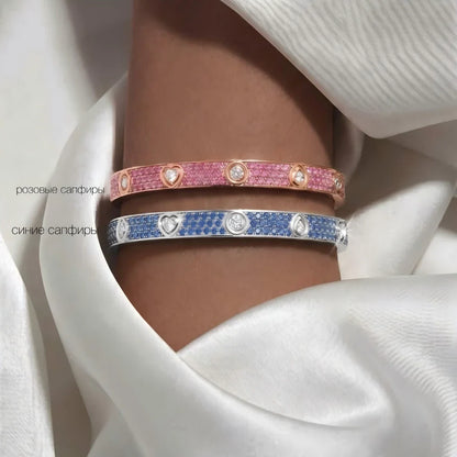 [Aetheris]CLASSIC 6.1MM LOVE BRACELET 10-DIAMOND FULL PAVÉ