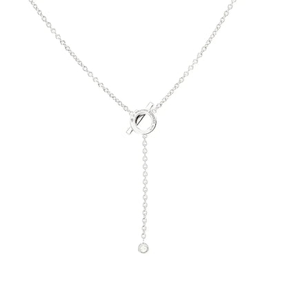 [Aetheris]FINESSE SILVER DIAMOND NECKLACE
