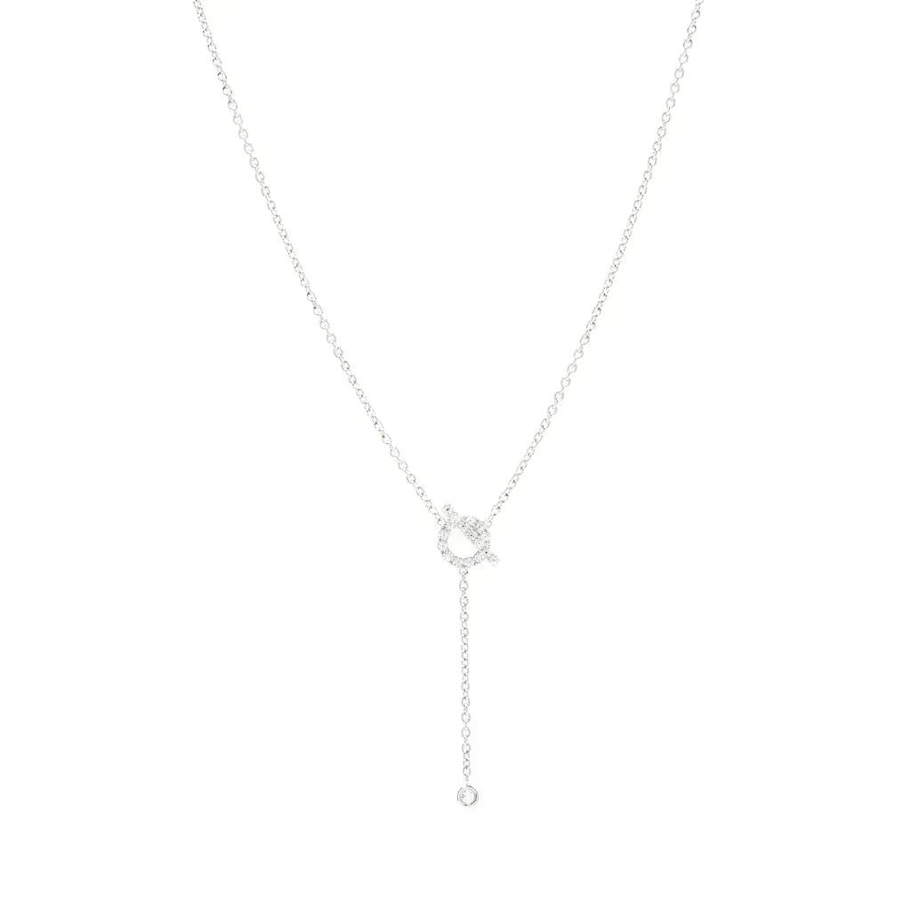 [Aetheris]FINESSE SILVER DIAMOND NECKLACE