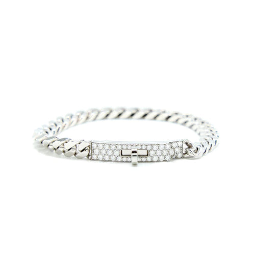 [Aetheris]KELLY CHAIN SILVER DIAMOND BRACELET