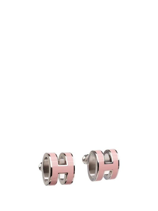 [Aetheris]MINI POP H SILVER EARRINGS PINK