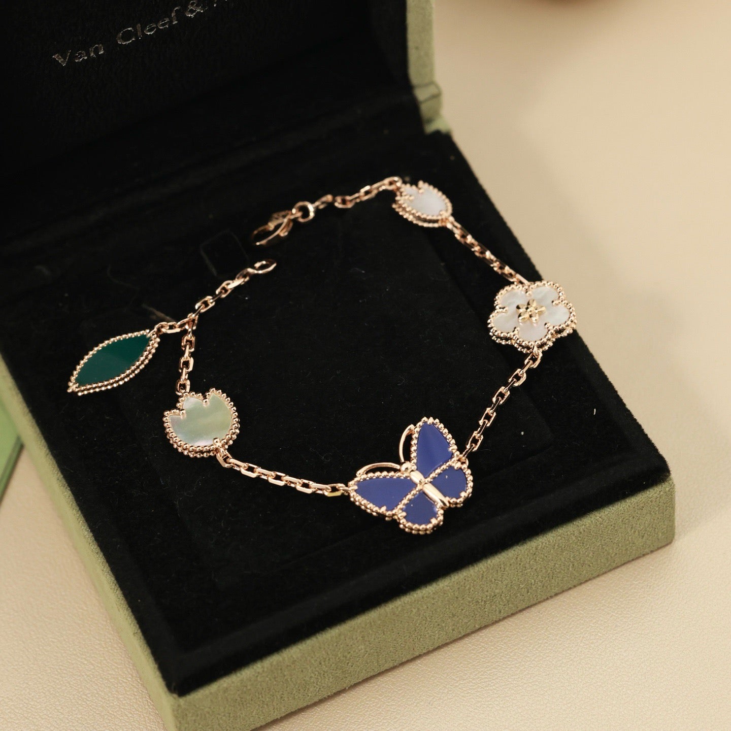 [Aetheris]FRÜHLINGSERWACHEN SCHMETTERLING & BLUMENZAUBER ARMBAND