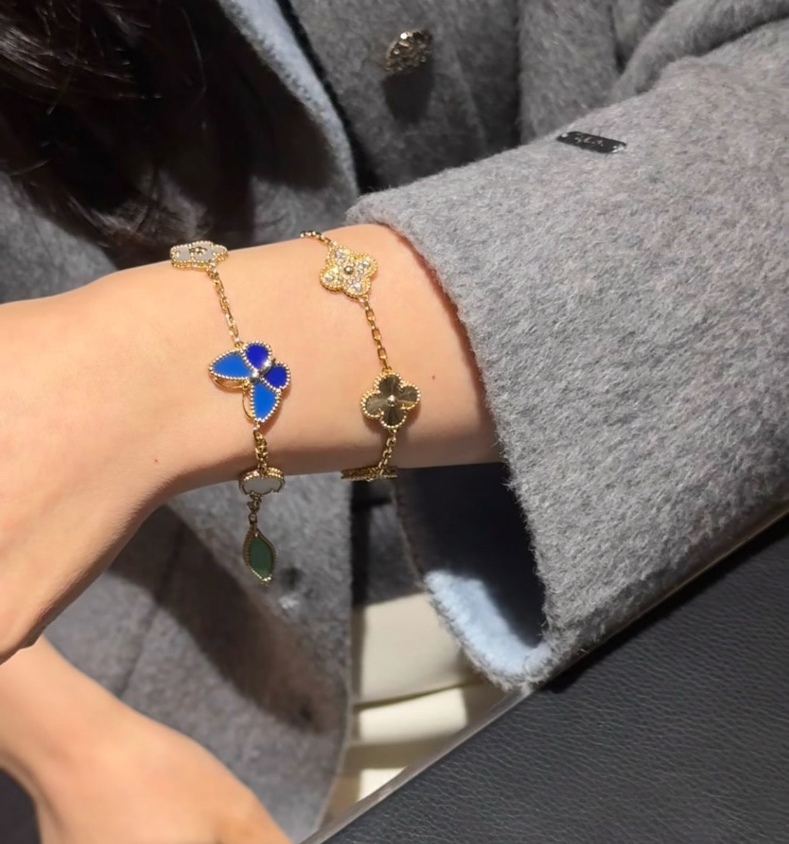 [Aetheris]FRÜHLINGSERWACHEN SCHMETTERLING & BLUMENZAUBER ARMBAND