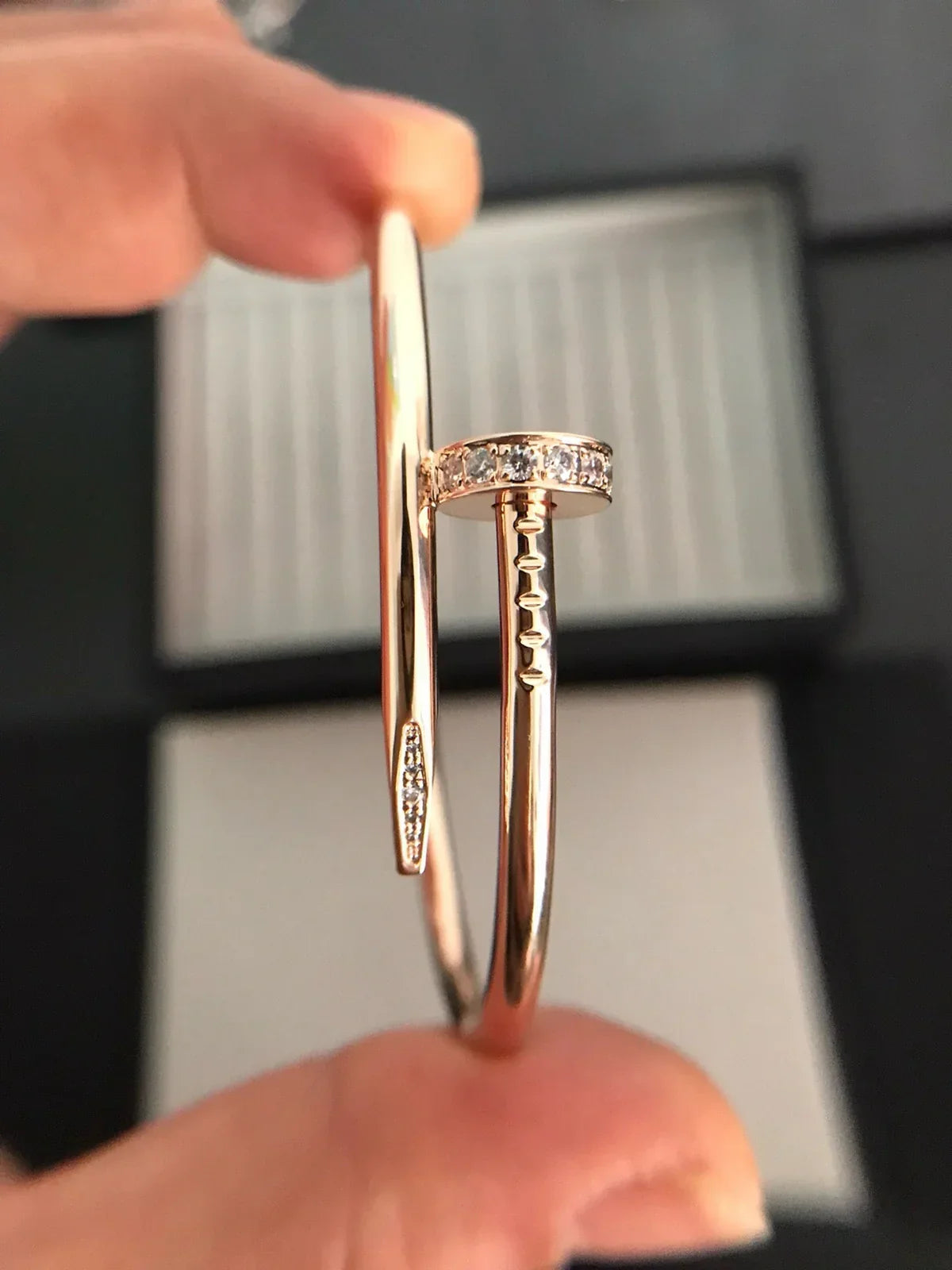 [Aetheris]JUSTE UN CLOU 3.5MM CLASSIC DIAMOND ARMREIF