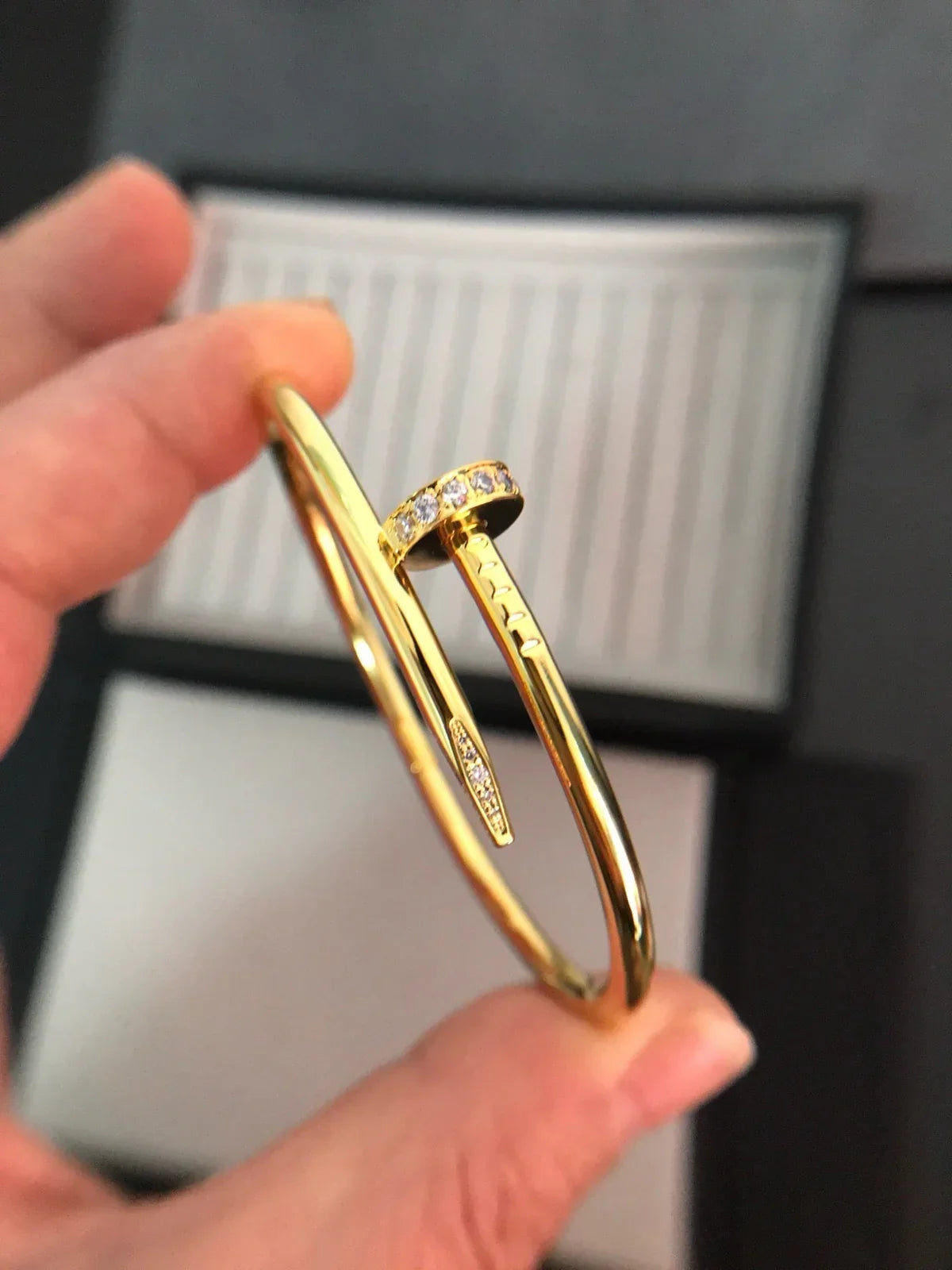 [Aetheris]JUSTE UN CLOU 3.5MM CLASSIC DIAMOND ARMREIF