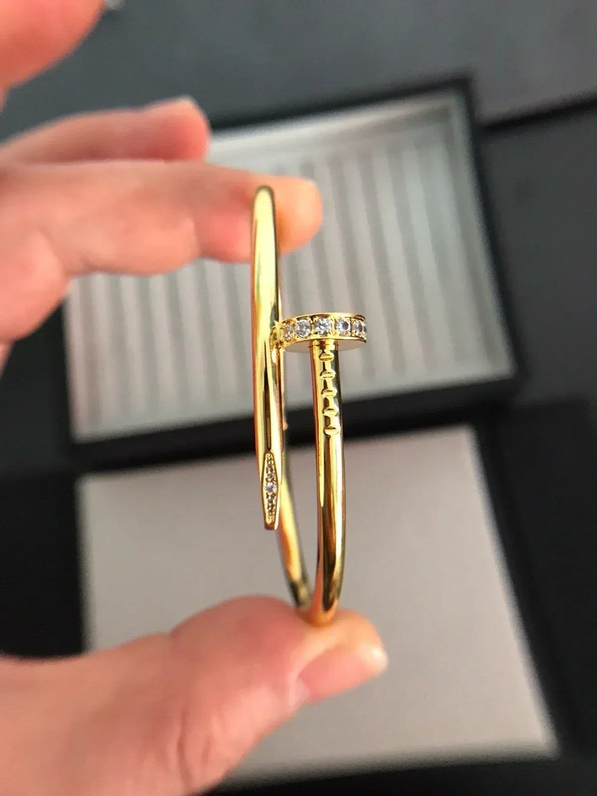 [Aetheris]JUSTE UN CLOU 3.5MM CLASSIC DIAMOND ARMREIF