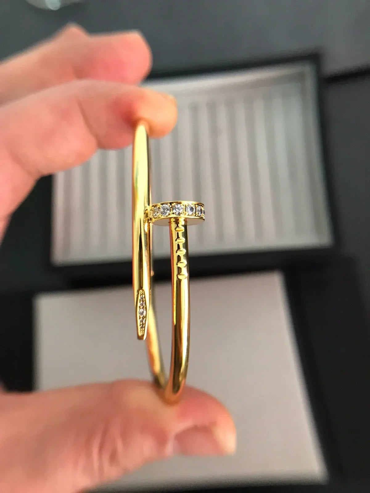 [Aetheris]JUSTE UN CLOU 3.5MM CLASSIC DIAMOND ARMREIF