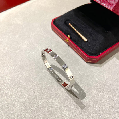[Aetheris]KLASSISCHER 6,1MM LIEBESARMREIF – 10 DIAMANTEN