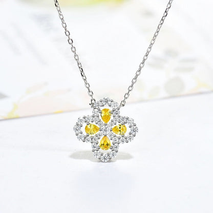 [Aetheris]LOOP NECKLACE FULL MOTIF DIAMOND 16MM MULTIPLE COLORS