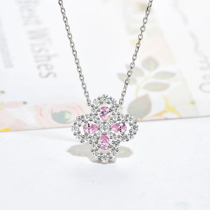[Aetheris]LOOP NECKLACE FULL MOTIF DIAMOND 16MM MULTIPLE COLORS