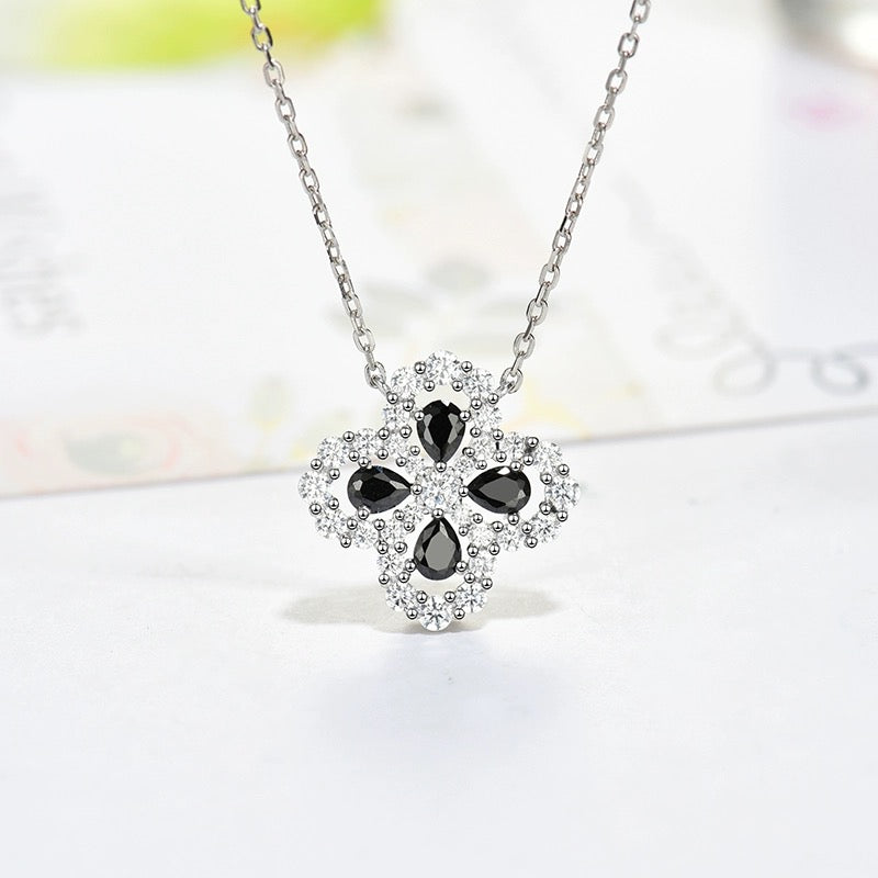 [Aetheris]LOOP NECKLACE FULL MOTIF DIAMOND 16MM MULTIPLE COLORS