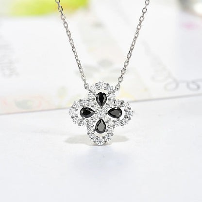 [Aetheris]LOOP NECKLACE FULL MOTIF DIAMOND 16MM MULTIPLE COLORS