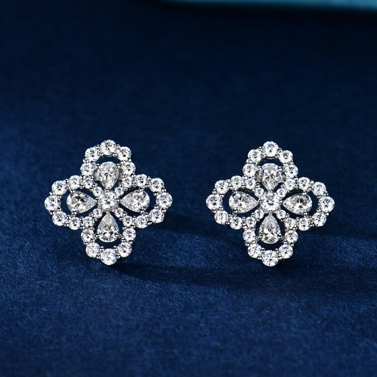[Aetheris]LOOP EARRINGS FULL MOTIF DIAMOND 16MM