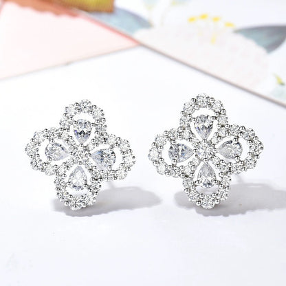 [Aetheris]LOOP EARRINGS FULL MOTIF DIAMOND 16MM