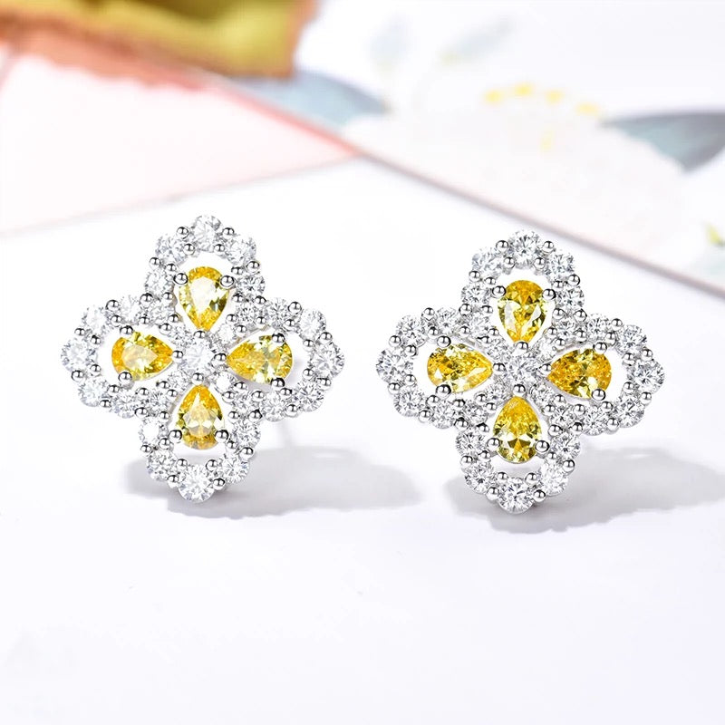 [Aetheris]LOOP EARRINGS FULL MOTIF DIAMOND 16MM