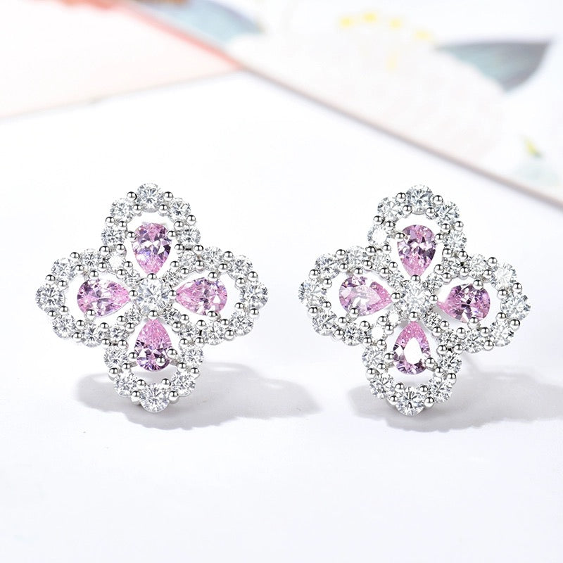 [Aetheris]LOOP EARRINGS FULL MOTIF DIAMOND 16MM