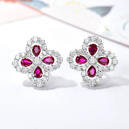 [Aetheris]LOOP EARRINGS FULL MOTIF DIAMOND 16MM