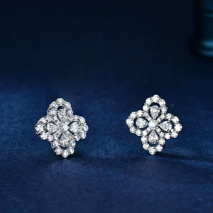 [Aetheris]LOOP EARRINGS FULL MOTIF DIAMOND 16MM