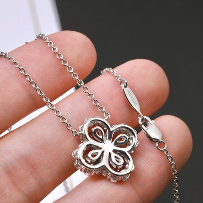[Aetheris]LOOP NECKLACE FULL MOTIF DIAMOND 16MM MULTIPLE COLORS