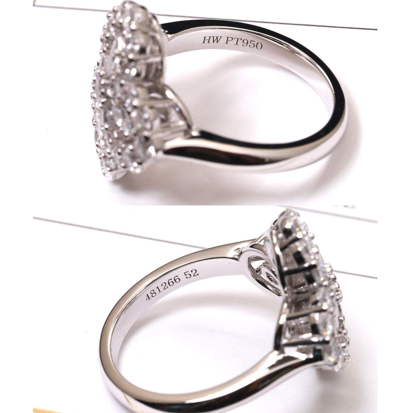 [Aetheris]LOOP RING FULL MOTIF DIAMOND 16MM SILVE