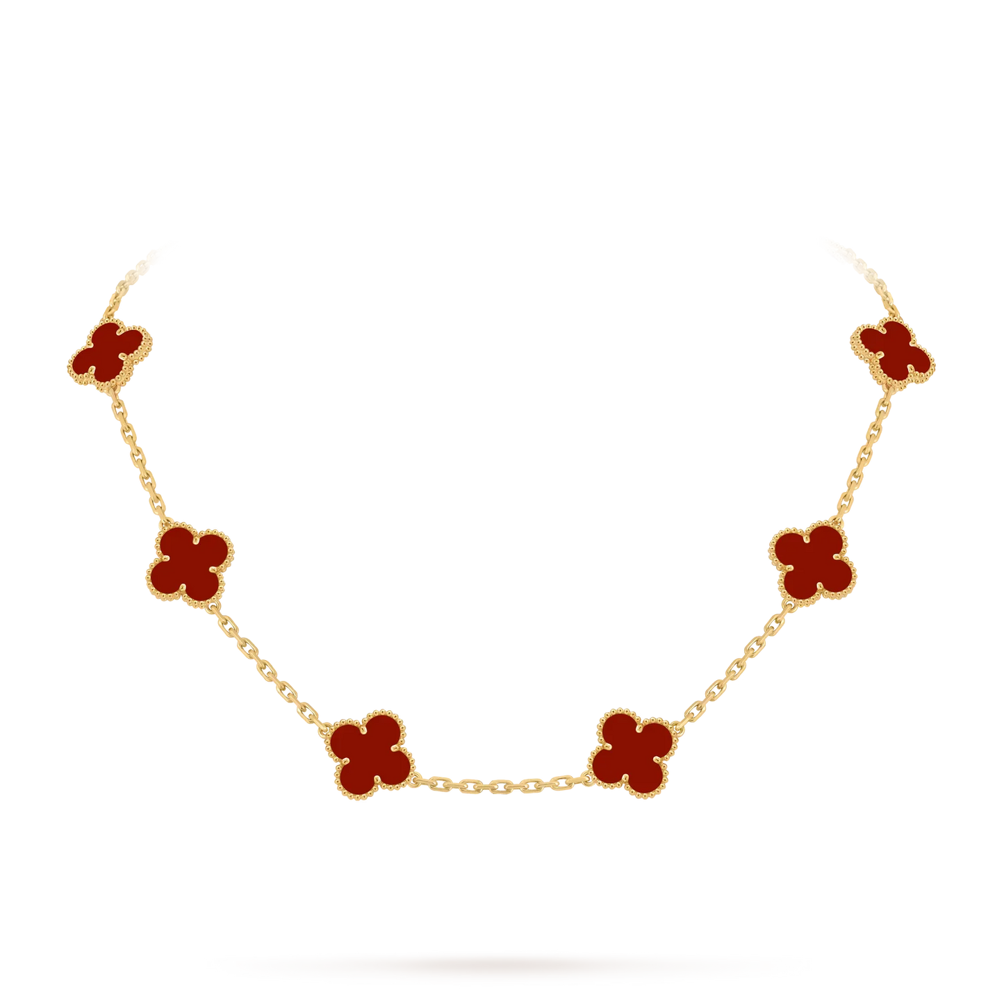[Aetheris]KLASSISCHE GLÜCKS-KLEE-HALSKETTE MIT 10 MOTIVEN AUS DER GOLD-KOLLEKTION