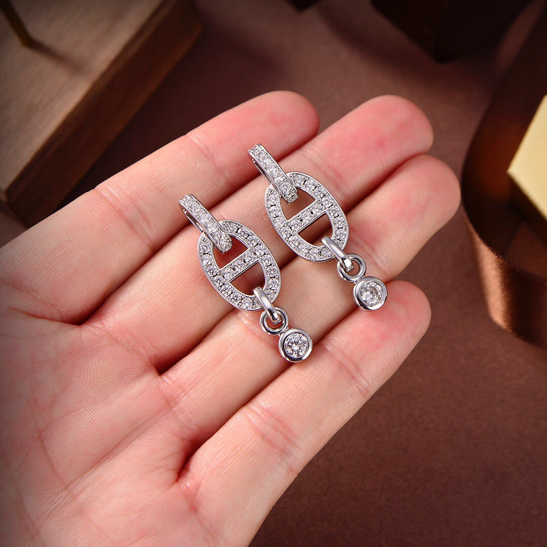 [Aetheris]HM KETTE DIAMANT OHRRINGE