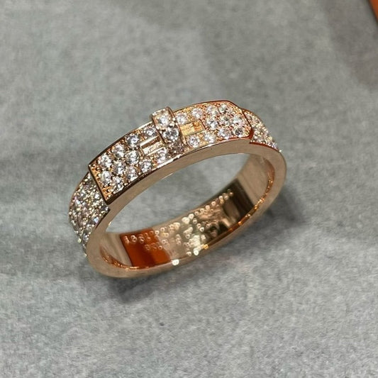 [Aetheris]KELLY ROSE GOLD DIAMOND RING